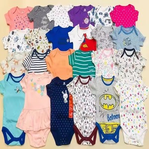 Camisetas y Vestidos de Verano para Niños y Niñas, Ropa Nueva al por Mayor, Stock Mixto, Ropa Urbana de Bangladesh, Algodón - Product Image 1