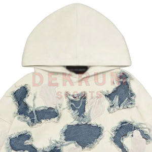 Vente en gros de Sweats à capuche vieillis pour hommes Fabricant personnalisé de haute qualité 100% coton Sweat à capuche vieillis - Product Image 4