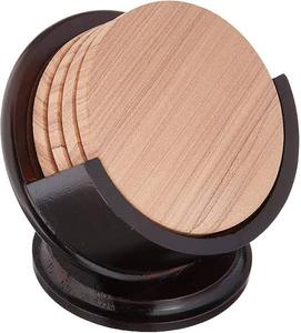 Personalized <b>Wooden</b> Fox Coasters Set <b>Wooden</b> Rustic Woodland <b>Animals</b> Hand <b>Carved</b> Tea Coffee at Star Crafts India - Product Image 5