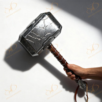 Marteau de Thor Avengers, accessoire de cosplay d'Halloween, léger, en mousse PU respirante, jouet tendance