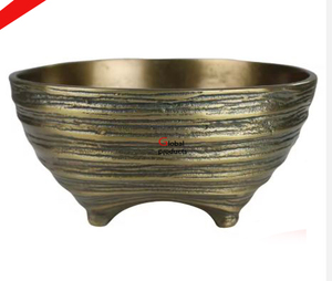 2025 último aspecto, cuenco para servir frutas de aluminio y metal con acabado plateado para restaurante y bar de hotel - Product Image 2