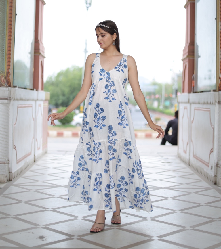 chinese dress ladies Paneros Clothing GIA Maxi Dress - Yellow main image 1