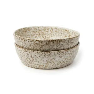 VINGA Nuvem Ensemble de 2 bols de table en céramique faits à la main, modernes et personnalisés, pour la décoration de table et les événements - Product Image 1