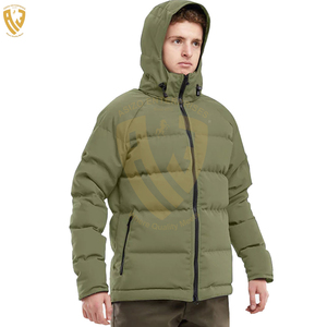 Veste d'hiver personnalisable pour hommes, brillant, coupe-vent et meilleur pas cher avec toutes les couleurs disponibles, tissu en toile - Product Image 6