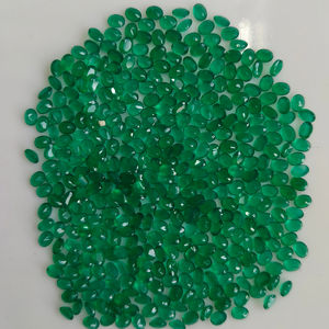 Ónice Verde Natural, Corte Ovalado de 4x3 mm, Piedra Preciosa Suelta de la Mejor Calidad para la Fabricación de Joyas - Product Image 3