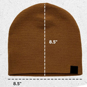 Gorro de Lana 100% de Lujo Unisex, Gorro de Esquí a Cuadros de Diseñador para Viajes de Invierno, Personalizable con Alfabeto Jacquard de Marca - Product Image 2