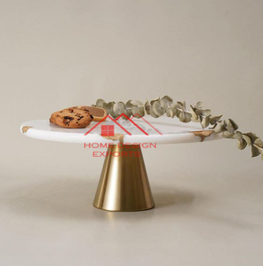 Dernier modèle Marbre noir Design attrayant Vente à chaud Stand à cupcakes en marbre Accessoires pour fêtes de festivals - Product Image 5