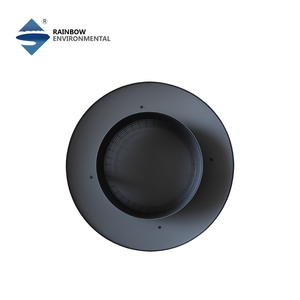 Capot <span class=keywords><strong>de</strong></span> cheminée moderne rond en acier inoxydable anti-courant d'air, protection haute performance contre le vent pour foyer à double paroi, certifié CE - Product Image 3
