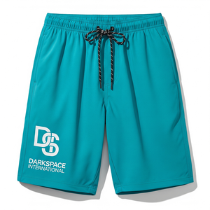 Haute qualité 350GSM poids lourd hommes décontracté court personnalisable Logo chaud éponge française taille moyenne solide séchage rapide teint uni - Product Image 6