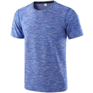 Chemises grandes et hautes en tissu haut de gamme pour hommes T-shirt en coton à demi-manches Col ras du cou Longueur du coude Haut décontracté Coupe ample T-shirts - Product Image 2