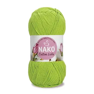 Nako Cotton Lux 97567-Fil premium vert cacahuète - Product Image 1