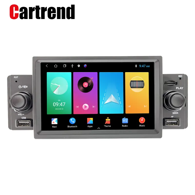 Lettore multimediale per auto da 9 pollici 1-Din touch screen full HD 1080P lettore dvd per auto MP5 per auto