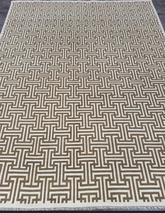 Alfombra de lana turca Oushak hecha a mano moderna Venta caliente Patrón abstracto Producto personalizable lavable de larga duración - Product Image 3