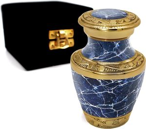 Accesorios funerarios Mano rezando Recuerdos de aluminio Venta caliente Metal Pequeño recuerdo con color negro - Product Image 5