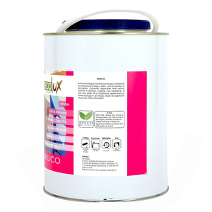 Ecolux 2.5 L Vernice Acrilica Rossa Ecologica a Base d'Acqua per Legno e Metallo Finitura Lucida - Product Image 2