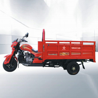 Triciclo de ruedas grandes de entrega de China Precio en Camerún Triciclo de carga de cabina doble de 3 ruedas Cabina de tres ruedas