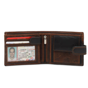 Portefeuille en cuir pour hommes de qualité supérieure avec protection RFID et portefeuille en cuir au design classique pour un usage quotidien Portefeuille en cuir élégant - Product Image 4
