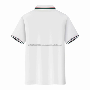 Precio barato logotipo personalizado hombres ropa hombre polos lisos al por mayor polos - Product Image 2