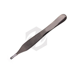 Premium 4 3/4 "pince à cheveux en métal avec 7x7 dents pince à épiler outil chirurgical en acier inoxydable Medic Instruments - Product Image 4