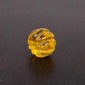 Citrine Hydro 25x18mm taille citrouille 84.85cx pierre précieuse en vrac - Product Image 4