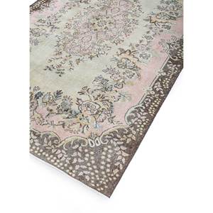 Vintage Large Area Pae-2752 Hand Knotted Wool <b>Rug</b> Red & Orange Floral Pattern for Home Living Room Hallway Teenagers' <b>Space</b> - Product Image 2