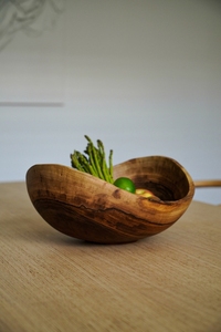 ชามสลัดผลไม้ไม้กระถินเทศขนาดใหญ่พิเศษแบบสั่งทำขายส่งจากโรงงาน  งานแกะสลักด้วยมือเคลือบน้ำมัน  งานศิลปะอาหาร  ตกแต่งสไตล์อาร์ตเดโค  สำหรับเทศกาลอีสเตอร์ - Product Image 2