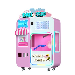 Máquina de Algodón de Azúcar de Autoservicio 24H, Máquina Comercial Automática para Hacer Algodón de Azúcar, Exterior Personalizable, Opciones de Pago sin Efectivo - Product Image 1