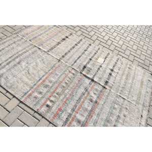 พรมขนสัตว์สีเทาร่วมสมัยขนาด5.2x7.6ฟุตแบบตุรกีพรมห้องนั่งเล่นลายนามธรรมสำหรับทางเข้าห้องโถงสี่เหลี่ยมผืนผ้าพื้นที่น้ำยาง - Product Image 4