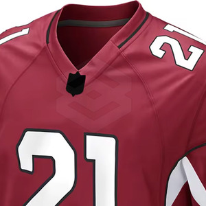 New Plain American Football Jersey Diseño personalizado Hombres Jersey de fútbol americano en blanco para hombres - Product Image 4