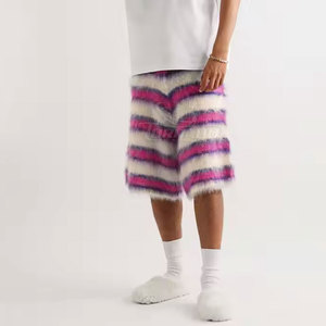 Private Label <b>Men</b> Cotton/Wool Mid Waist Elastic Solid Casual <b>Shorts</b> <b>Lightweight</b> - Product Image 2