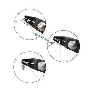 Alicates de Acero Inoxidable para Hacer Cuentas, con Orificios de 2.5 mm para Alambre de Plata y Oro, Herramienta Universal para Hacer Joyas - Product Image 2