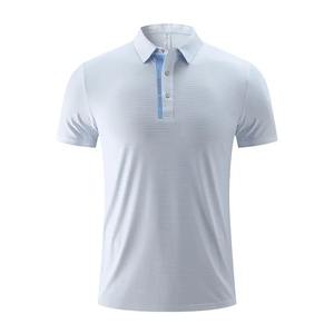 Polos de secado rápido logotipo personalizado de manga corta transpirable publicidad cultura camisa solapa trabajo fiesta ropa verano personalizado - Product Image 3