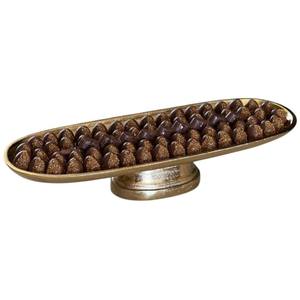 Bol à chocolat arabe fait à la main, écologique, sans BPA, de haute qualité, luxe, moderne, plat de service en métal noir martelé, fête, maison - Product Image 6