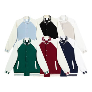 Veste universitaire d'hiver pour hommes OEM ODM veste de baseball en cuir de style streetwear avec écusson en chenille personnalisable pour hommes - Product Image 2