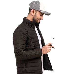 Latest High Quality <b>Men's</b> Puffer Jacket Breathable Windbreaker Bubble Jacket 100% Polyester Winter Casual Windproof Puffer Coats - Product Image 2