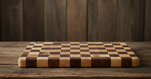 Bloc à découper en bois de haute qualité, fait à la main, écologique, durable, avec poignée, taille personnalisable pour la viande et les légumes à bas prix - Product Image 3