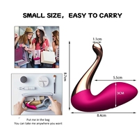 Jouets sexuels Dildo Swan Vibrateur 10 modes de vibration Rechargeable Longue distance Papillon Vibrateurs portables, Jouets sexuels féminins
