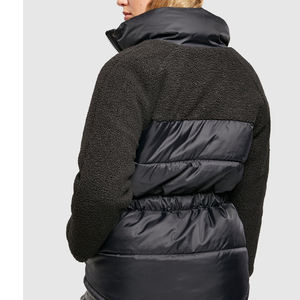Chaqueta de Invierno Larga y Gruesa para Mujer, Estilo Híbrido Personalizado, con Sherpa y Cortavientos de Burbujas, Chaqueta de Invierno, Parka - Product Image 3
