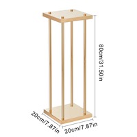Accessoires de décoration de plafond en acier inoxydable de luxe moderne, options personnalisables pour mariages, fiançailles et plus encore