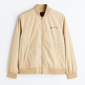 Venta al por mayor de chaqueta de bombardero de los hombres de tela de alta calidad, ajuste moderno, OEM chaqueta disponible para los hombres, chaquetas de los hombres - Product Image 4