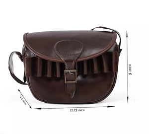 Bền Cao Cấp Retro Cổ Điển Phong Cách Chính Hãng Da Không Thấm Nước Thoáng Khí Windproof In Săn Bắn Súng Hộp Mực Túi - Product Image 3