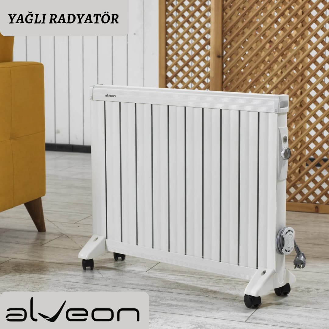New Home Electric Heater Metal Radiator Freestanding Model BRN-11 Smart Control App-Controlled Modern Luxury Design Energy