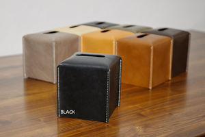 LBTC-0009D de boîte à mouchoirs en cuir véritable de luxe rétro vintage durable personnalisé en gros hôtel maison - Product Image 5