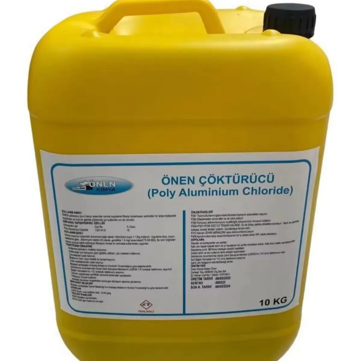 High Quality ONEN 10% Active Content Rate Liquid Flocculant Pool Floc Poly Aluminium Chloride (PAC) Pool Chemicals 10 Kg