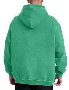 Sweat-shirt à capuche pour homme, coupe classique, super doux, uni, avec poche, imprimé numérique vintage, 100% coton, mode hiver - Product Image 2