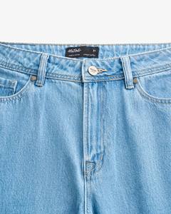 กางเกงยีนส์ลำลองผู้ชาย ทรงตรง ขาครอป ระบายอากาศดี ซักเคมี 3 มิติ สำหรับฤดูใบไม้ร่วง ผลิตในเวียดนาม - Product Image 3