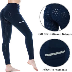 Vente chaude Silicone hiver culotte d'équitation femmes pantalons d'équitation équestre Leggings collants équestre Jodhpur et culottes - Product Image 3