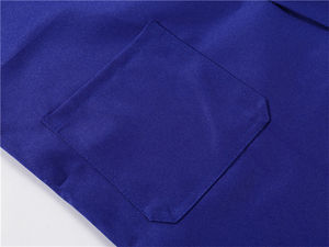 เสื้อกาวน์แพทย์ผ้าฝ้ายทวิลคุณภาพสูง ตรวจจับการสัมผัสของเข็ม ตัดเย็บไร้รอยต่อ แขนยาว สำหรับใช้ในโรงพยาบาล เหมาะสำหรับทุกเพศ สามารถสั่งทำได้ - Product Image 6