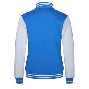 Chaqueta Varsity de Invierno para Hombre, Talla Grande, con Logotipo Personalizado en la Parte Delantera, de Cuero Genuino, Transpirable y Ecológica, al por Mayor - Product Image 3