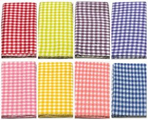 Tela de Popelina 100% Algodón Orgánico, Teñida con Hilo, Transpirable, Ecológica, a Cuadros de Colores para Camisas de Niños y Niñas, Textil para el Hogar - Product Image 5